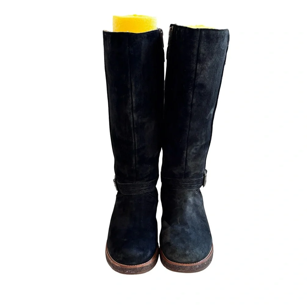 Ugg Women’s Gellar Black Suede Boots Sz 9